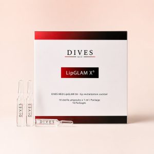 DIVES MED LipGLAM X6 lip revitalization cocktail, 10 sterile Ampullen à 1 ml